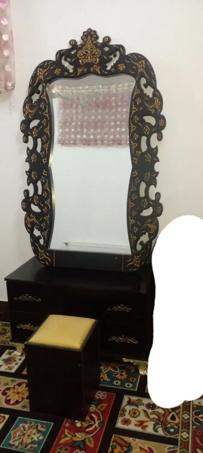 سرویس خواب دونفره (تخت خواب) به همراه تشک|تخت و سرویس خواب|آران و بیدگل, |دیوار