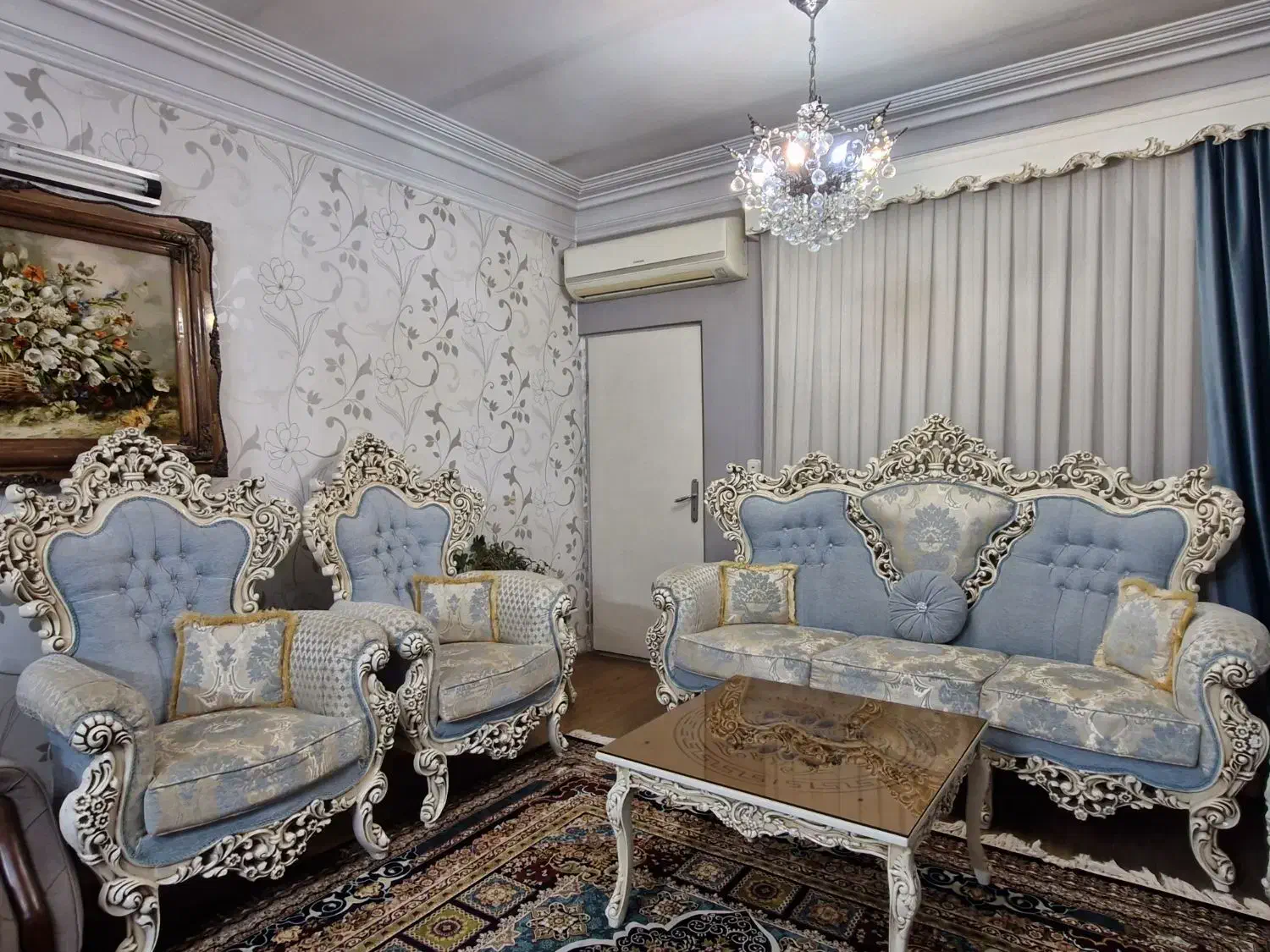 مبلمان سلطنتی|مبلمان خانگی و میز عسلی|رشت, منظریه|دیوار