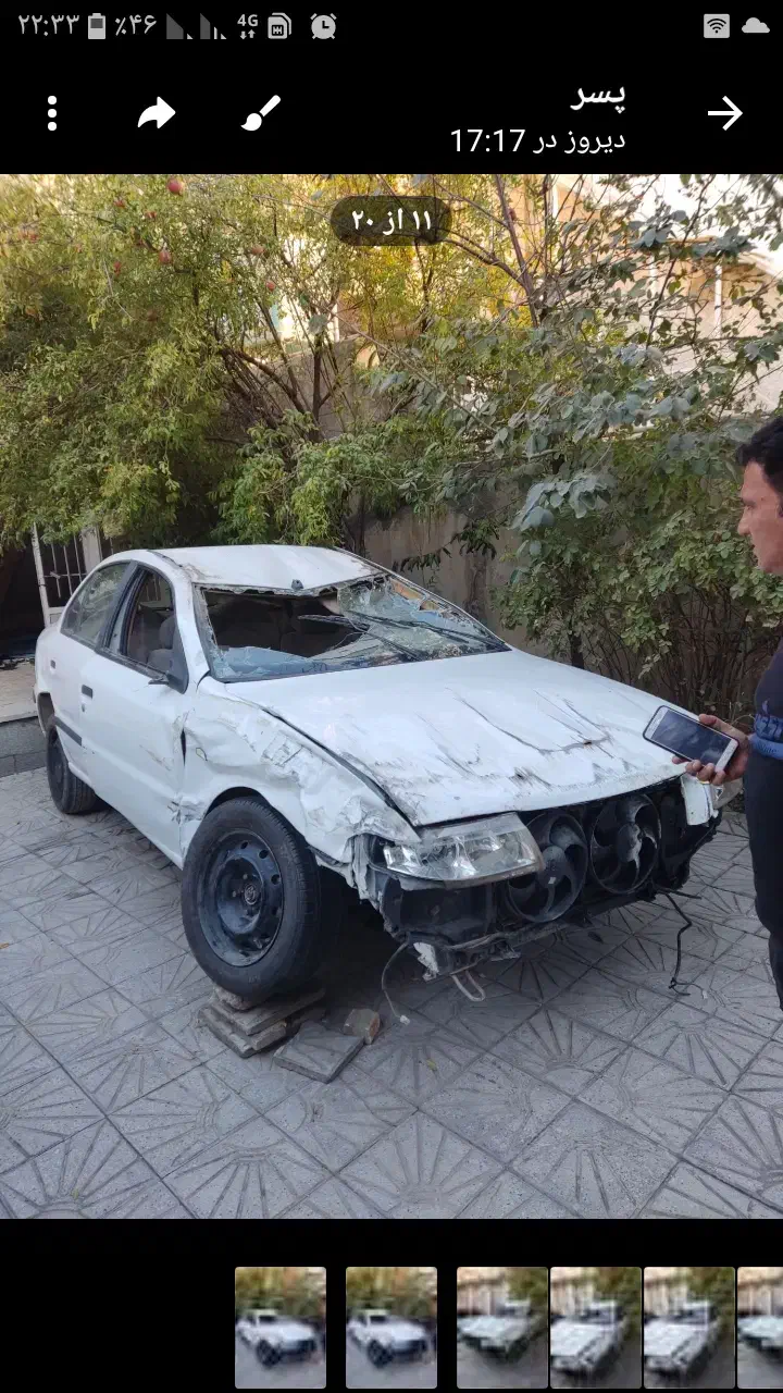 سمند ۹۱ دوگانه فابریک|خودرو سواری و وانت|کرمانشاه, |دیوار