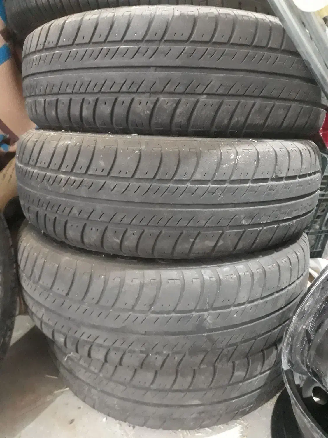 لاستیک پژویی سایز ۱۵ و رینگ لاستیک ۱۳ تیبا، پیکان|قطعات یدکی و لوازم جانبی|فسا, |دیوار