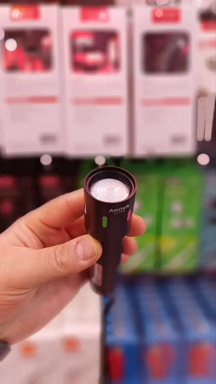 چراغ قوه شارژی برند AKOVA|کوهنوردی و کمپینگ|سنندج, |دیوار