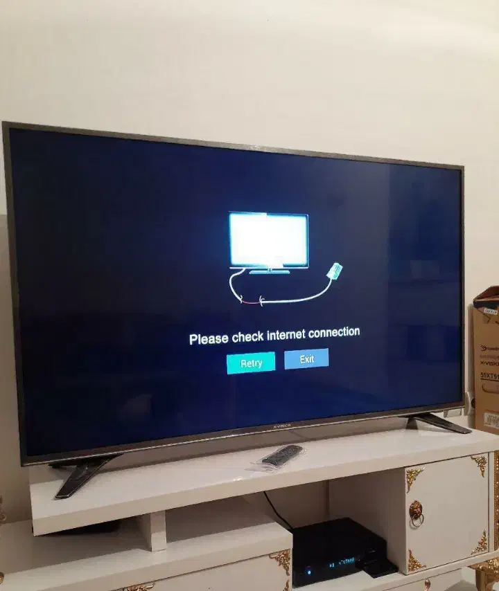 تلویزیون۵۵ اینچ هوشمند ایکس ویژن|تلویزیون و پروژکتور|لواسان, |دیوار