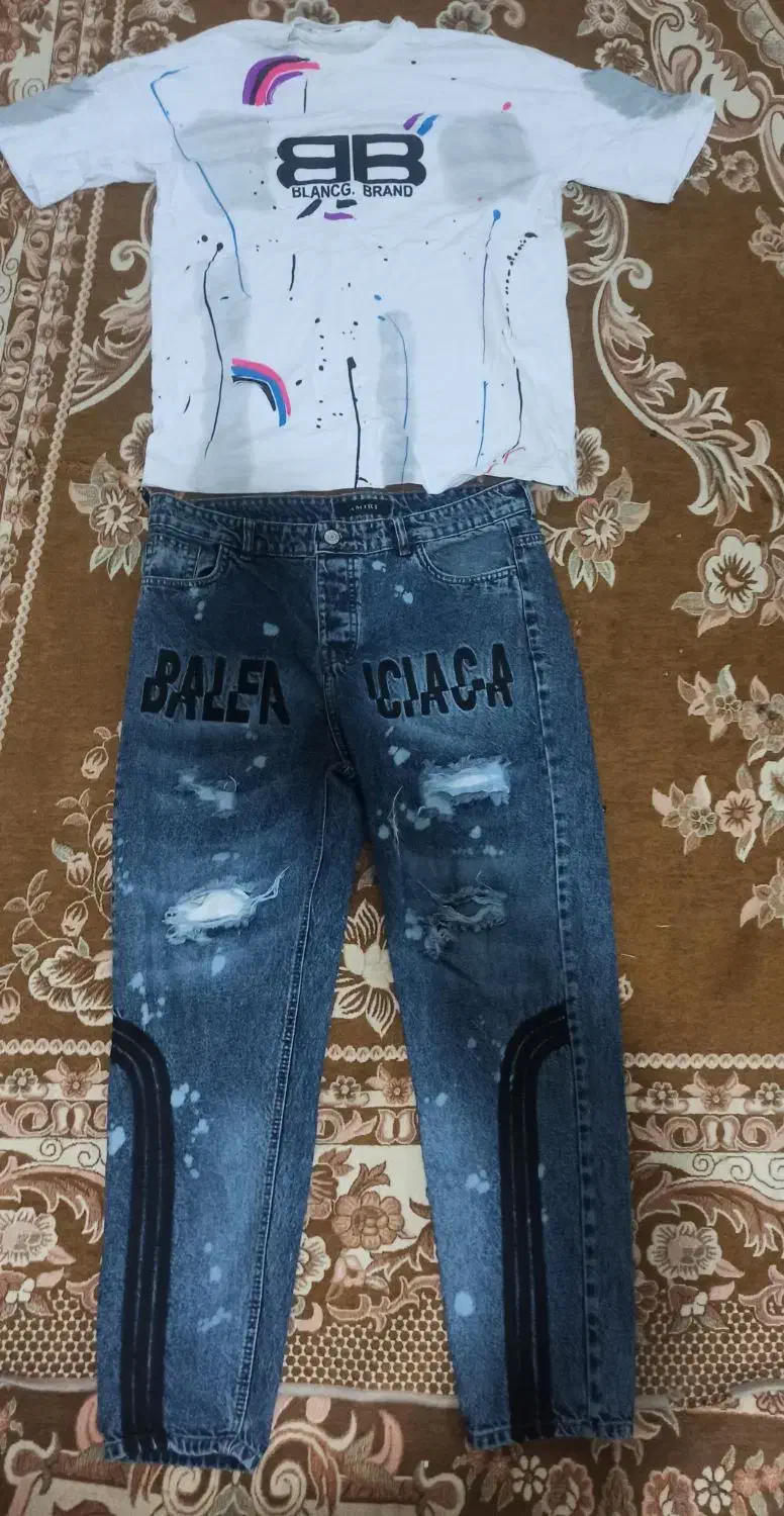 تی شرت لش و شلوار لی|لباس|بروجرد, |دیوار