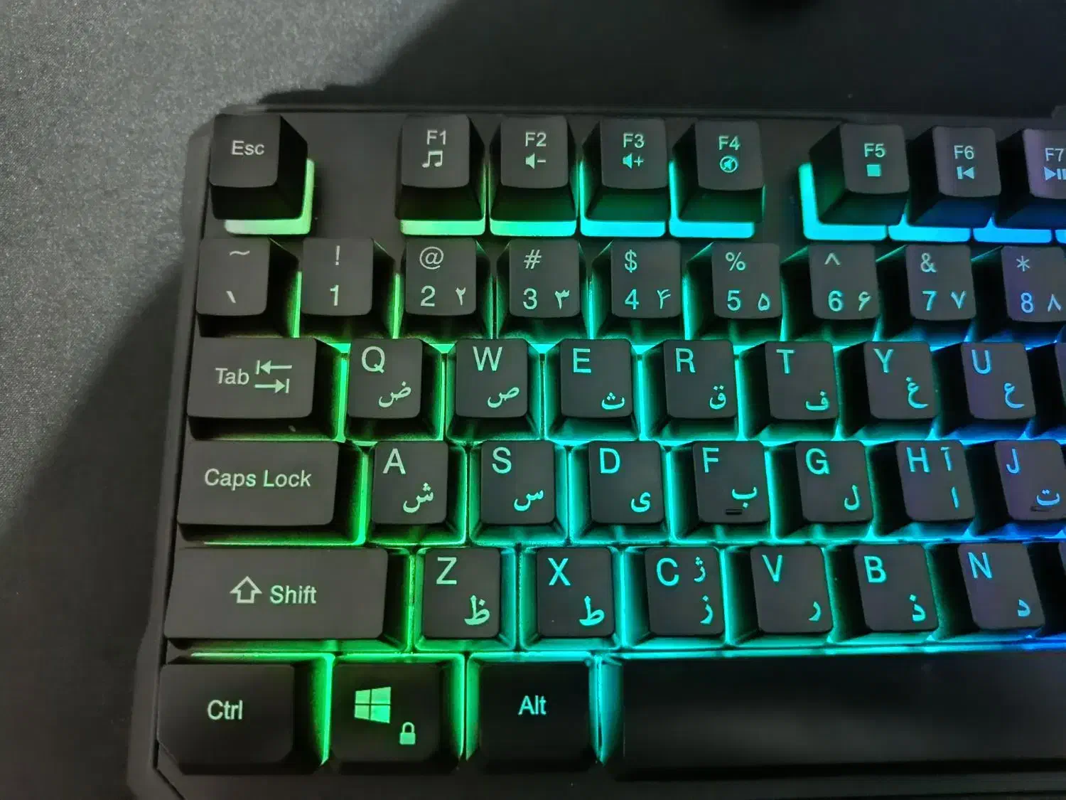 کیبورد گیمینگ گرین|قطعات و لوازم جانبی رایانه|قائن, |دیوار