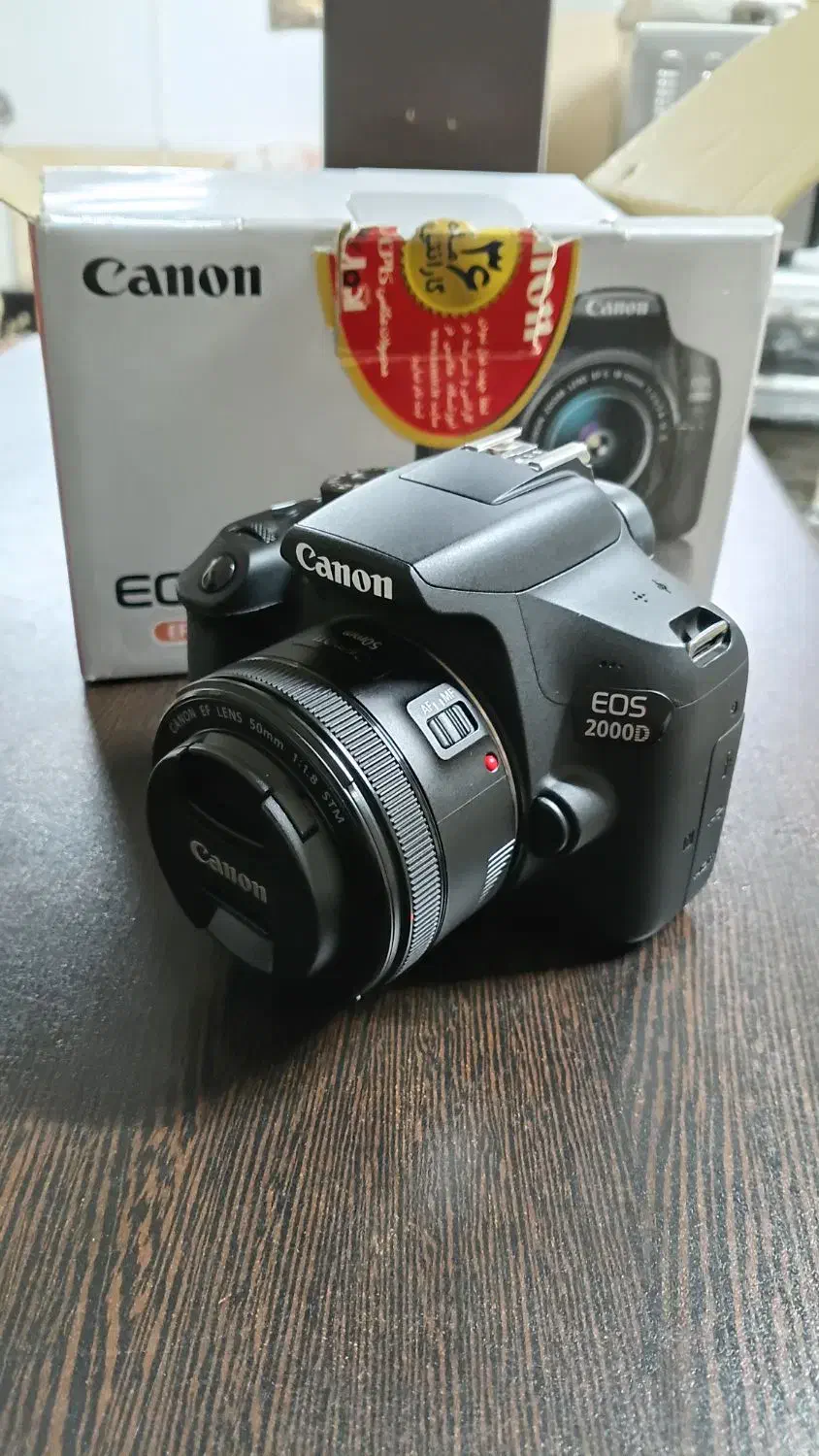 دوربین کانن 2000d باز لنز 50mm|دوربین عکاسی و فیلم‌برداری|زاهدان, |دیوار