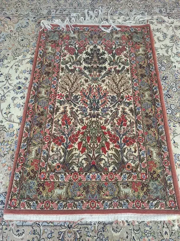 ذرع نیم دستبافت ریز|فرش|اراک, |دیوار