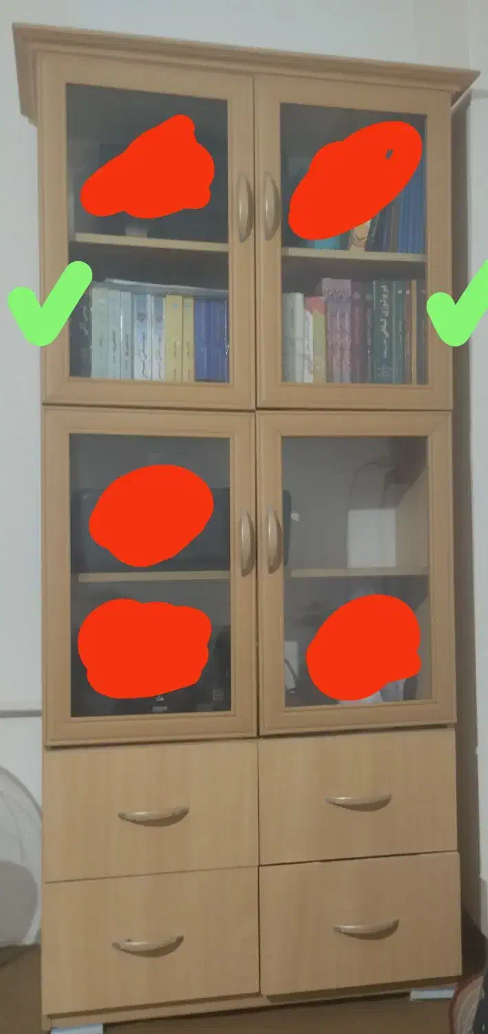 کمد کتاب خانه سفارشی|کتابخانه، شلف، قفسههای دیواری|قزوین, |دیوار