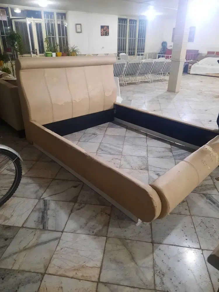 فروش تخت خواب دونفره کارکرده|تخت و سرویس خواب|نیشابور, دارایی|دیوار