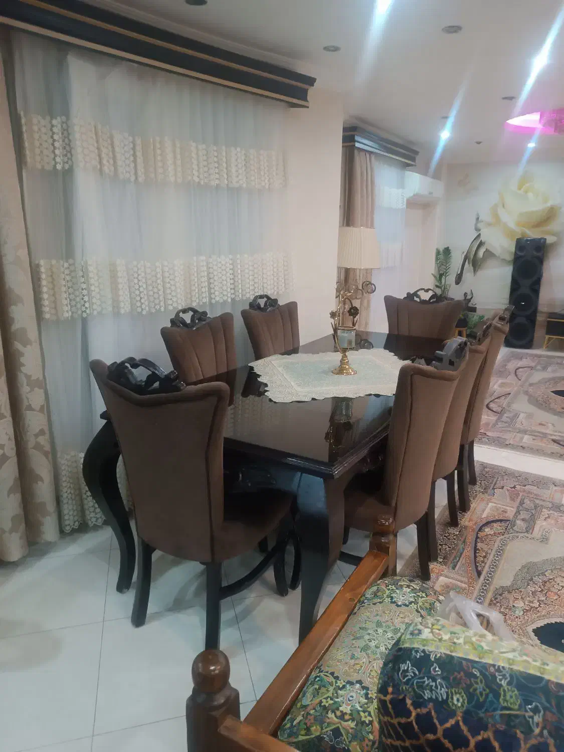 میز ناهارخوری هشت نفره تمیز|میز و صندلی غذاخوری|قائم‌شهر, |دیوار