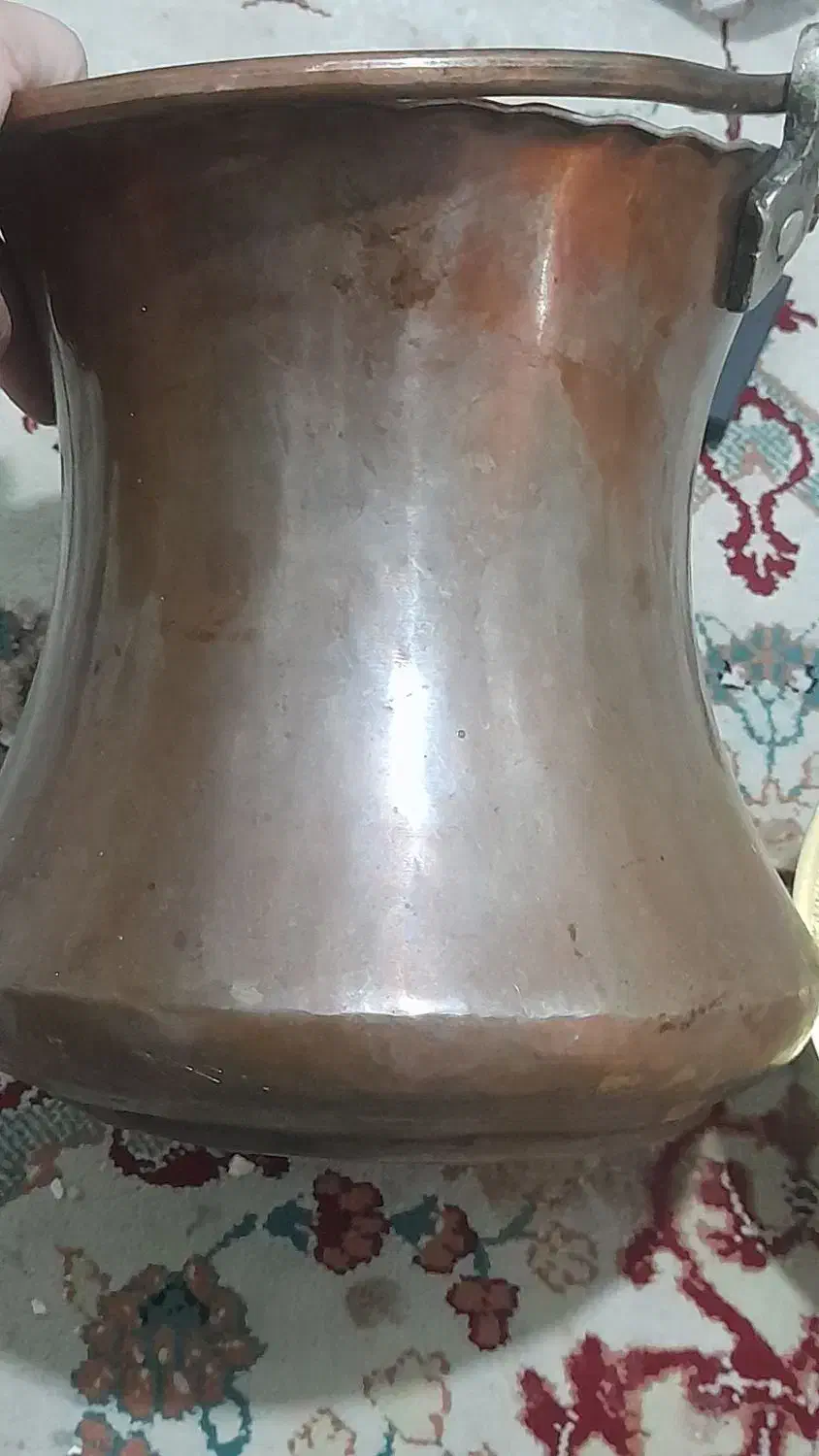 ظروف مسی|کلکسیون اشیاء عتیقه|ماهدشت, |دیوار