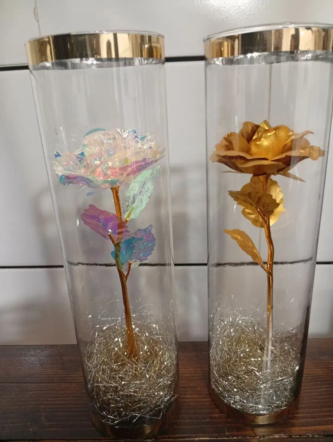 گل طلا رنگ و هفت رنگ  ضد خش و رنگ ثابت|صنایع دستی و سایر لوازم تزئینی|مبارکه, |دیوار