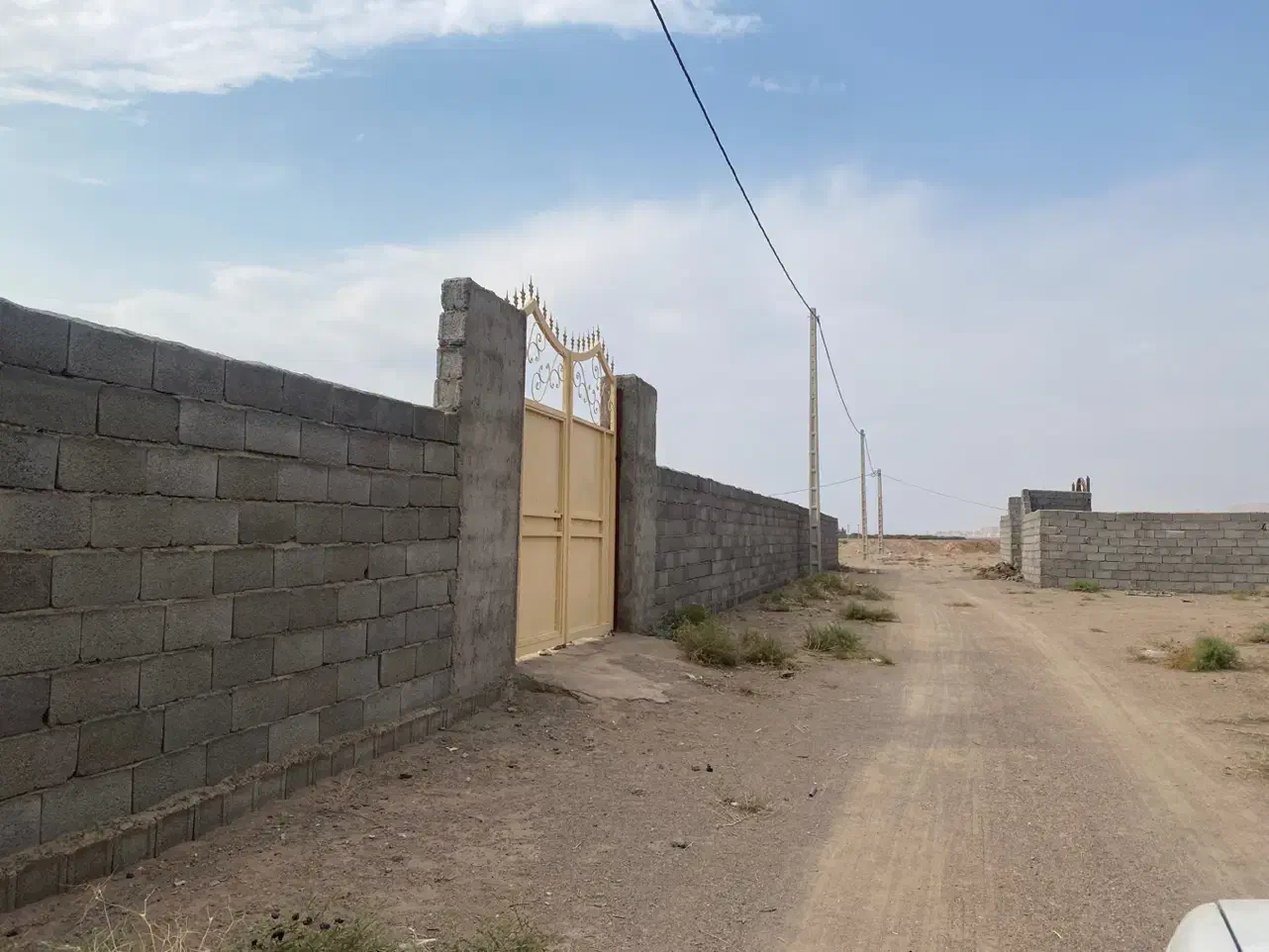 زمین حصار کشی|فروش زمین و ملک کلنگی|سیرجان, |دیوار