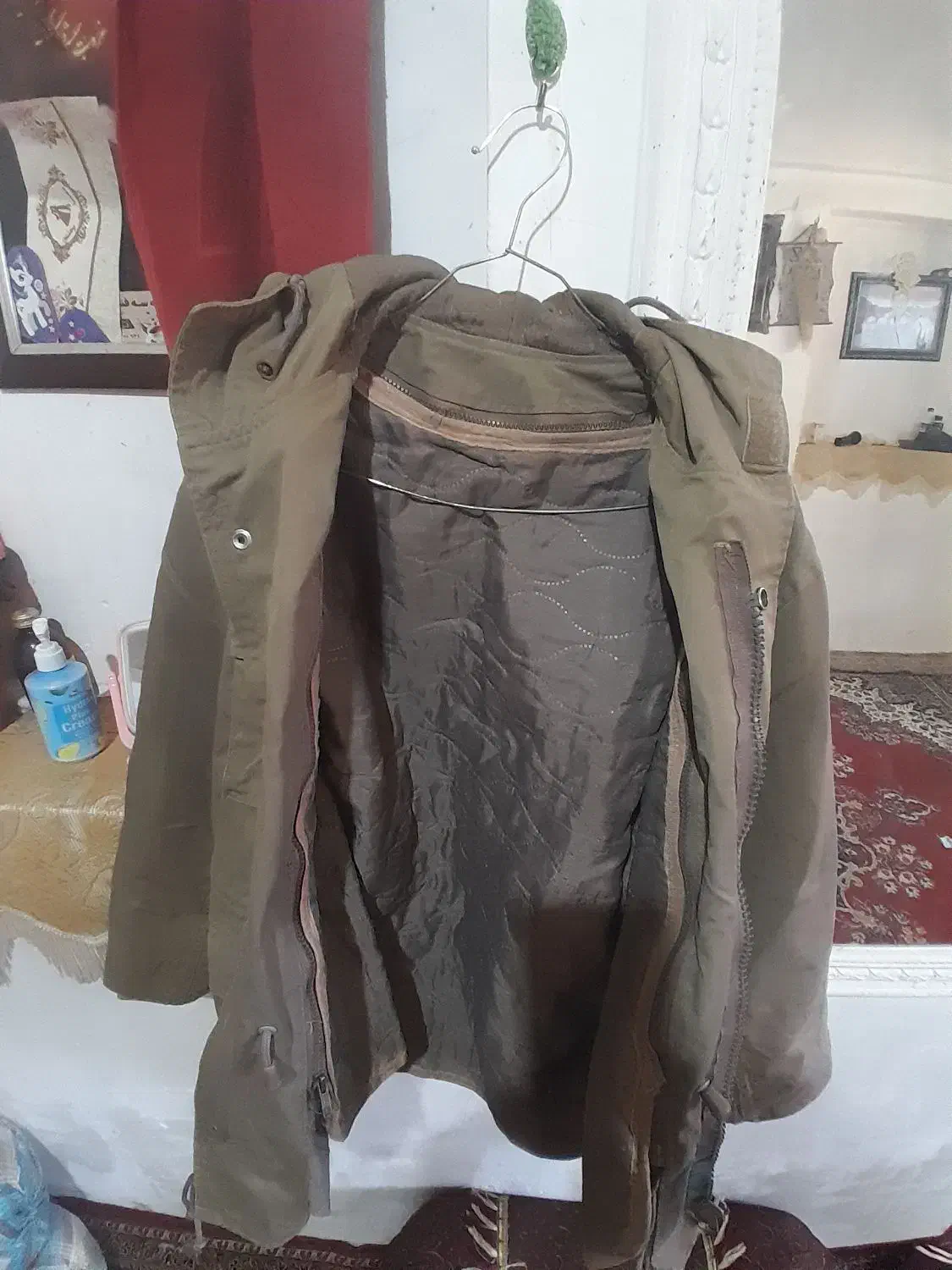 کاپشن سپاهی اصل تمیز تمیز ...|لباس|شیبکوه (فارس), |دیوار