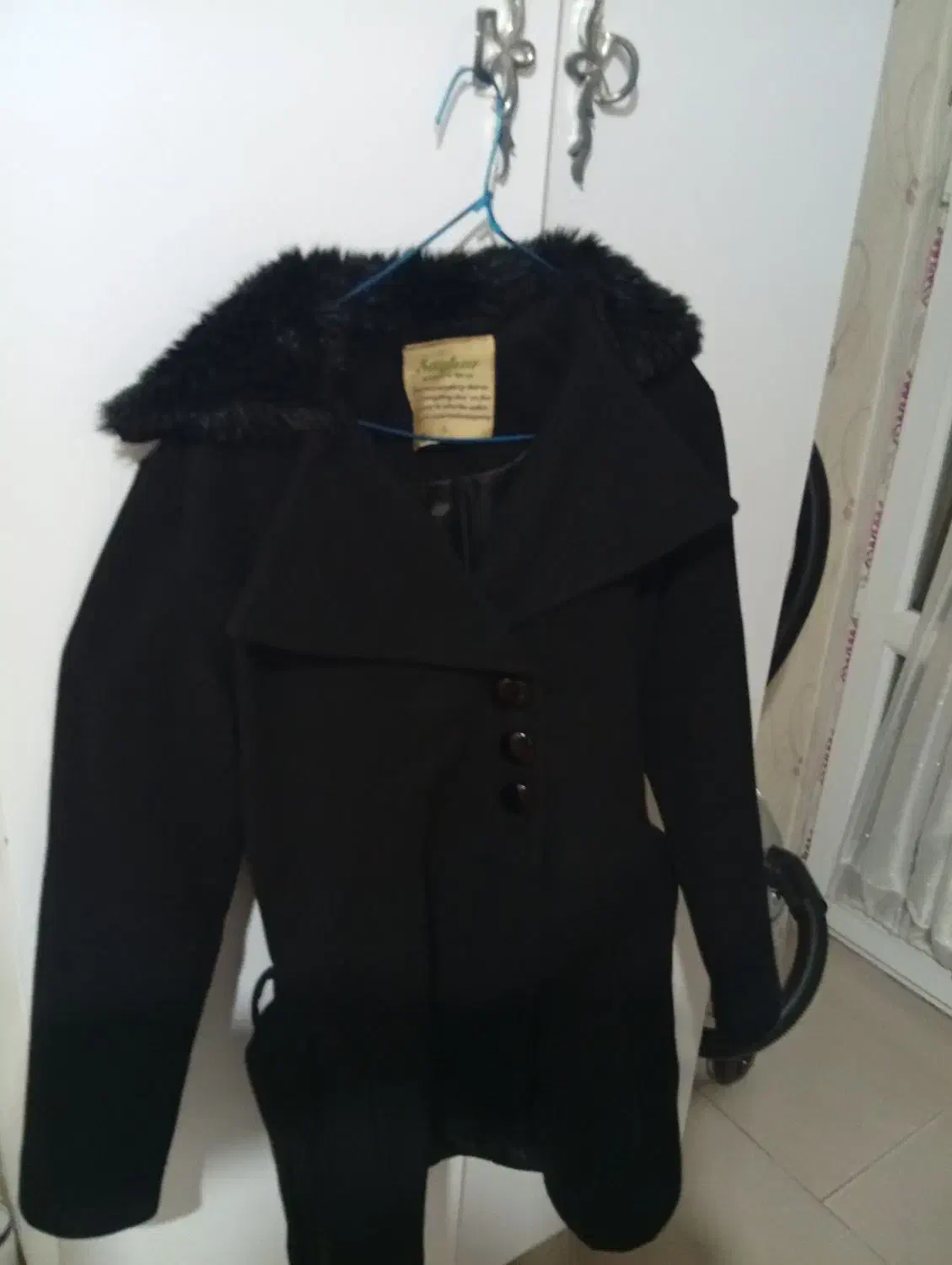 پالتو مشکی در حد|لباس|تهران, مهرآباد جنوبی|دیوار