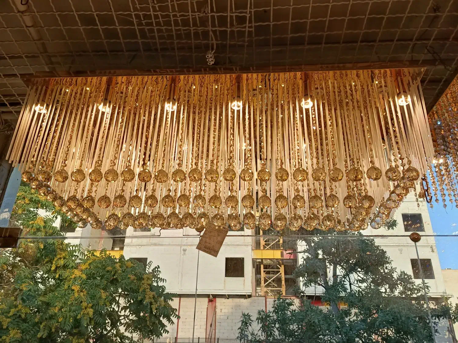 لوستر صف‌ای استیل|لوستر و چراغ آویز|مشهد, نوید|دیوار