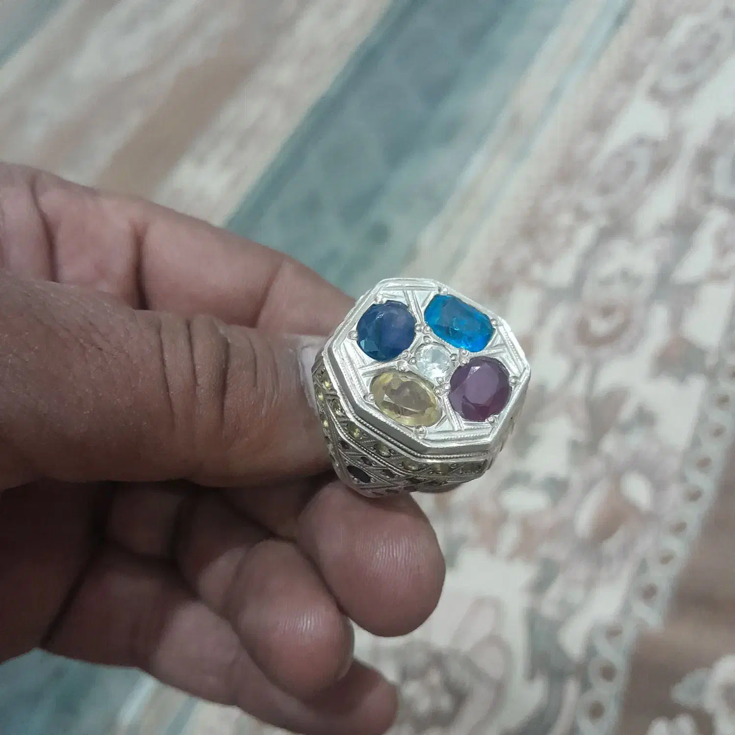 پنج نگین  رکاب ابراهیمی|جواهرات|قم, محمد آباد|دیوار