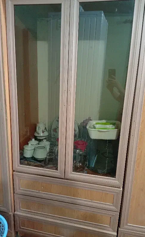 کمد ویترین دار|جاکفشی، کمد، دراور|لشت نشا, |دیوار