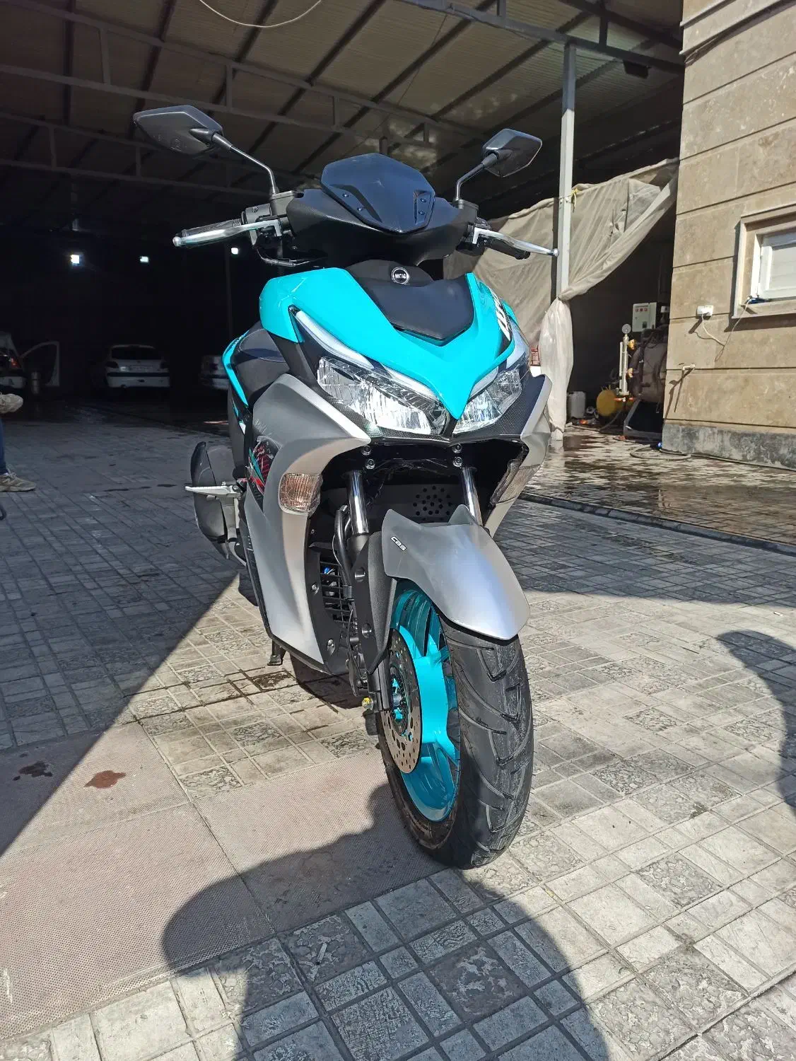 موتور آیروکس 150AX مدل 1404 آبی استارتی|موتورسیکلت|میاندوآب, |دیوار