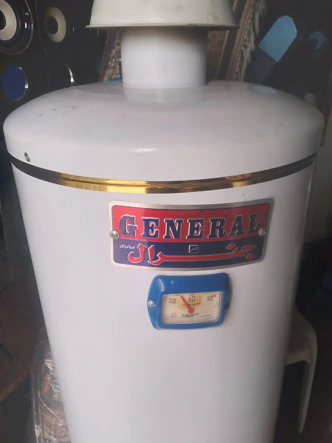 ابگرومکن ۴۰ گازی جنرال وجاروبرقی الجی بخاری ومیز|آبگرمکن، پکیج، شوفاژ|رباطکریم, کیکاور|دیوار