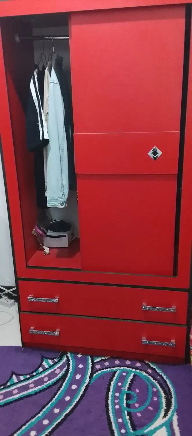 کمد لباس و میز آرایشی و میز نشینن|جاکفشی، کمد، دراور|مشکیندشت, |دیوار