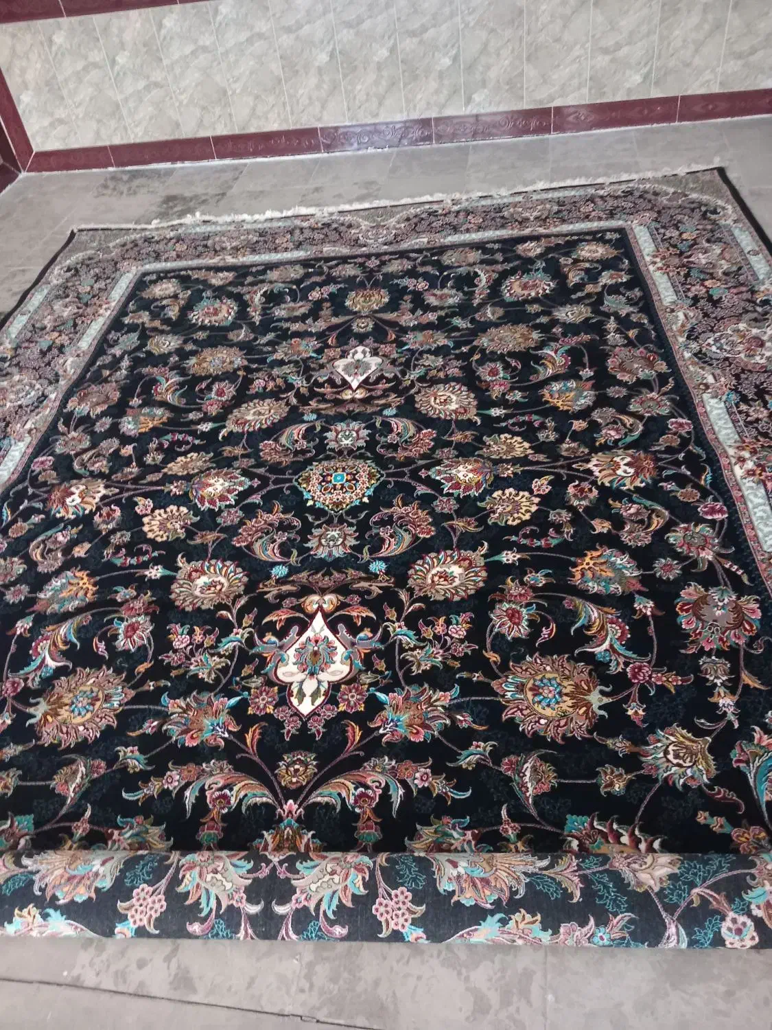 فرش 12متری|فرش|بیرانوند, |دیوار