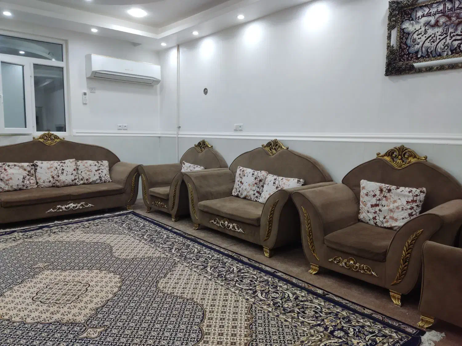 مبلمان 7نفره|مبلمان خانگی و میز عسلی|اهواز, کوی طلاب|دیوار