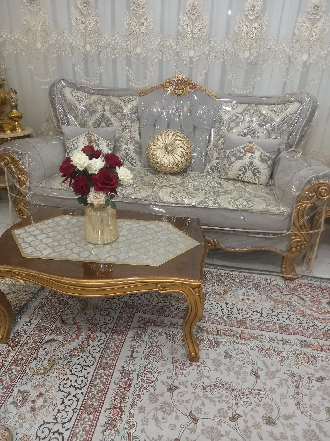 مبلمان طوسی درحدجهیزیه|مبلمان خانگی و میز عسلی|ملایر, |دیوار