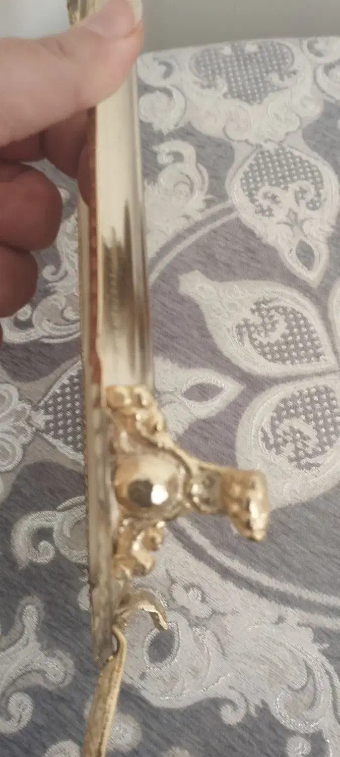 سینی طلایی برای چهل و پنج سال پیش|کلکسیون اشیاء عتیقه|رشت, کوی حسینی|دیوار