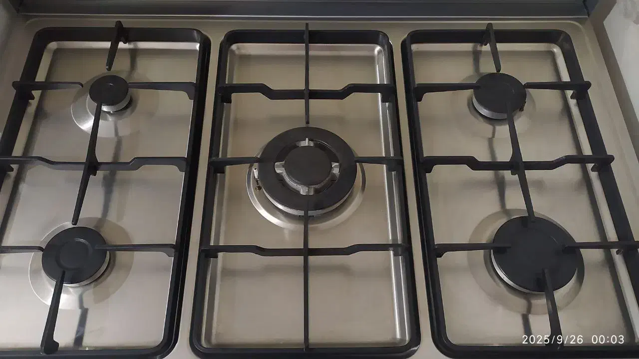 اجاق گاز تکنو دو فر استیل سیلور|اجاق گاز و لوازم برقی پختوپز|بهارستان, |دیوار