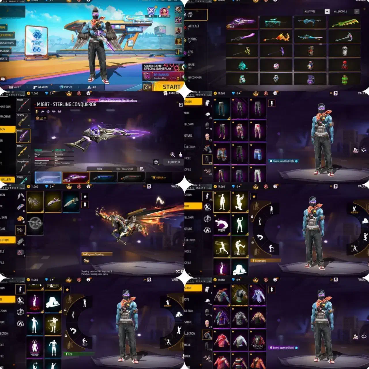 اکانت فیری فایر|کنسول، بازی ویدئویی و آنلاین|فلاورجان, |دیوار