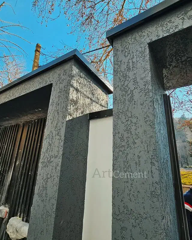 نمای ساختمان جدید میکروسمنت|خدمات پیشه و مهارت|نجفآباد, حومه نجف آباد|دیوار