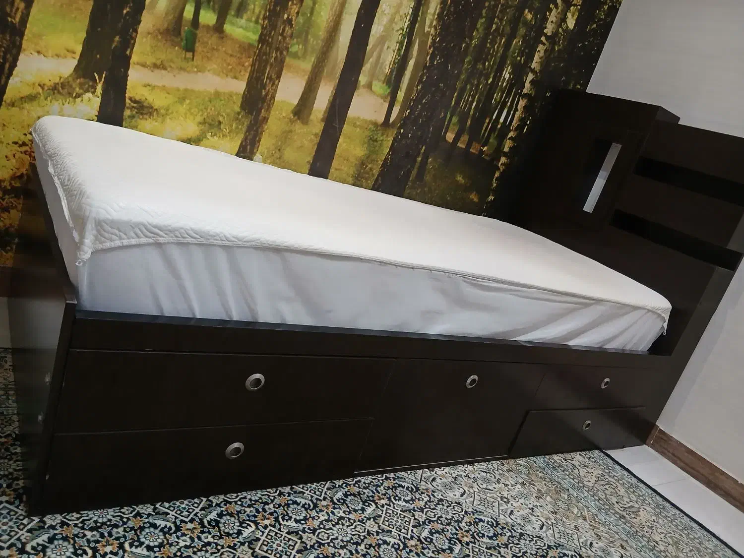 تخت یک نفره|تخت و سرویس خواب|اسلام‌شهر, شهرک واوان|دیوار