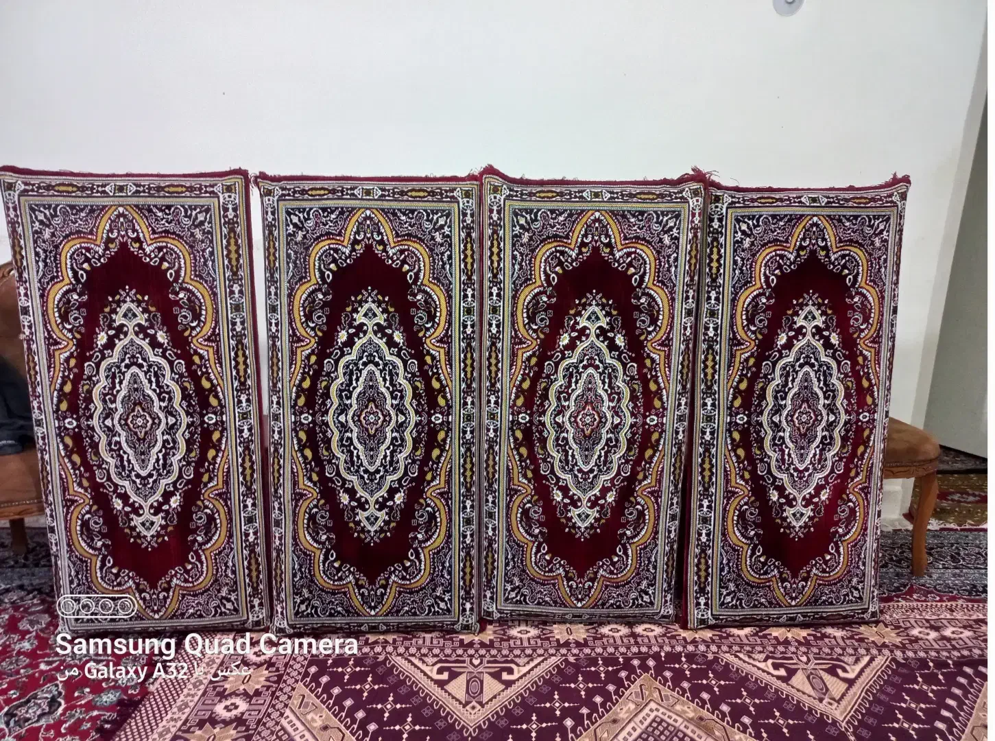 ۴عدد پشتی ماشینی|پشتی|خرمدره, |دیوار