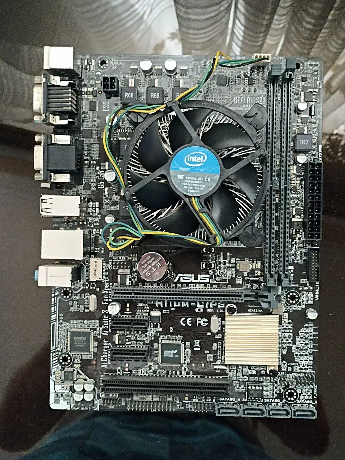 مادربرد ایسوس DDR4 همراه با CPU و فن|قطعات و لوازم جانبی رایانه|کرمانشاه, |دیوار