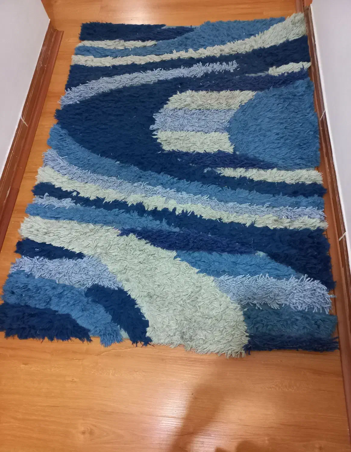 فرش یک در یک و نیم|فرش|ساری, |دیوار