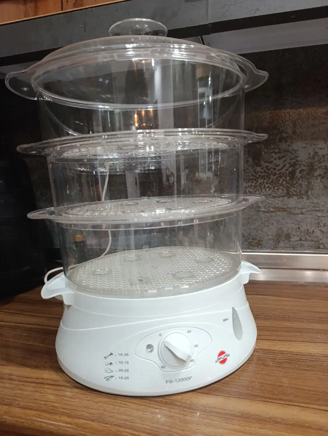 بخار پز ۱۲ لیتر پارس خزر|اجاق گاز و لوازم برقی پختوپز|حمیدیا, |دیوار