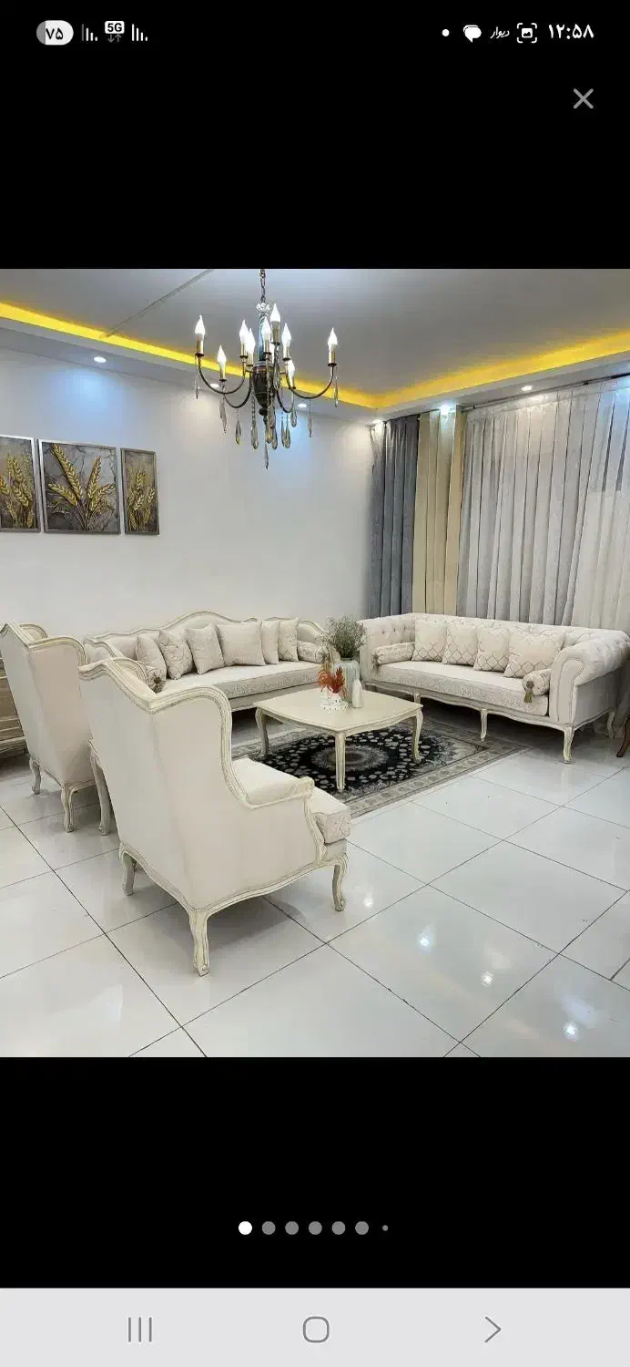 مبلمان مدل کوئین.مبل کویین|مبلمان خانگی و میز عسلی|خرمآباد, |دیوار