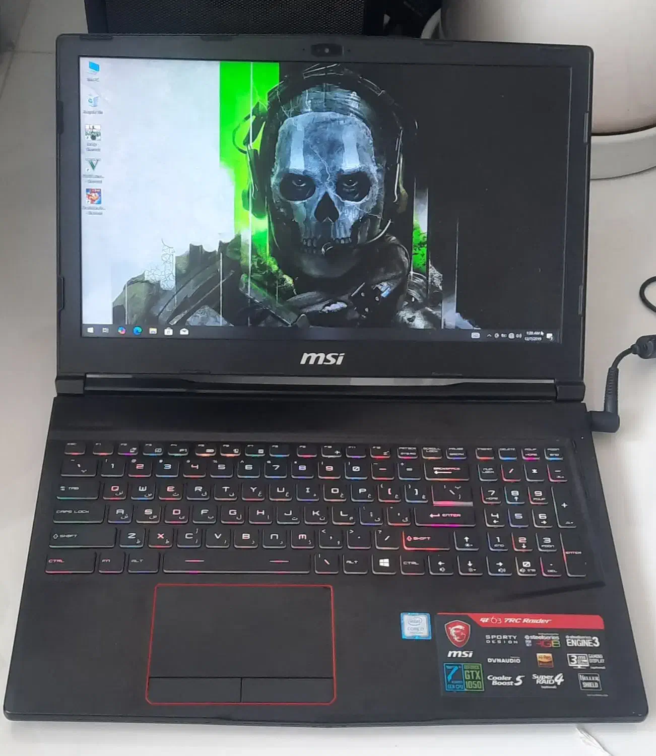 لپتاپ گیمینگ msi ge63|رایانه همراه|تهران, نازی‌آباد|دیوار