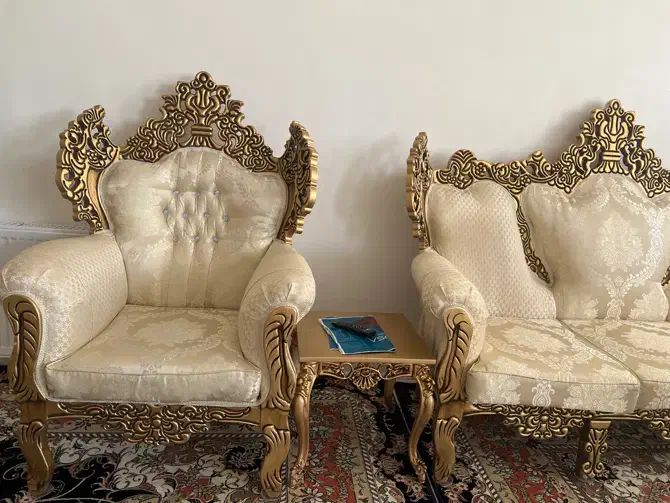 مبل سلطنتی ۷نفره|مبلمان خانگی و میز عسلی|ایلام, |دیوار