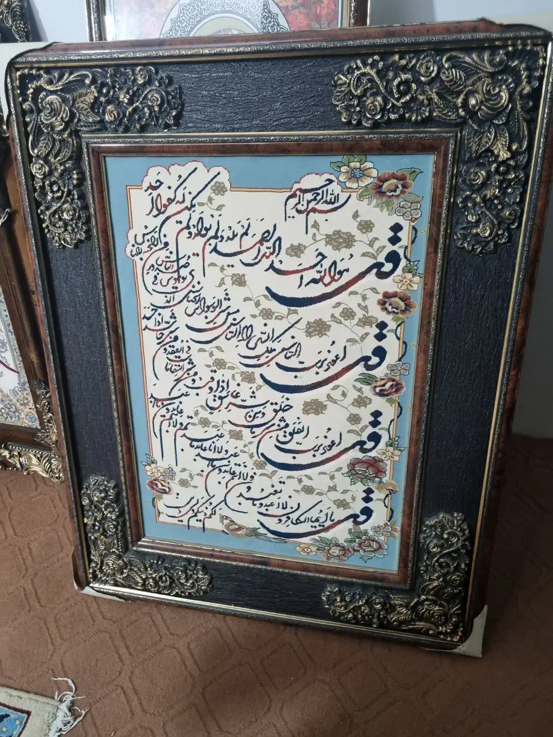 فروش کلی تابلو های معرق و فرش تزئینی|تابلو، نقاشی، عکس|سمنان, |دیوار