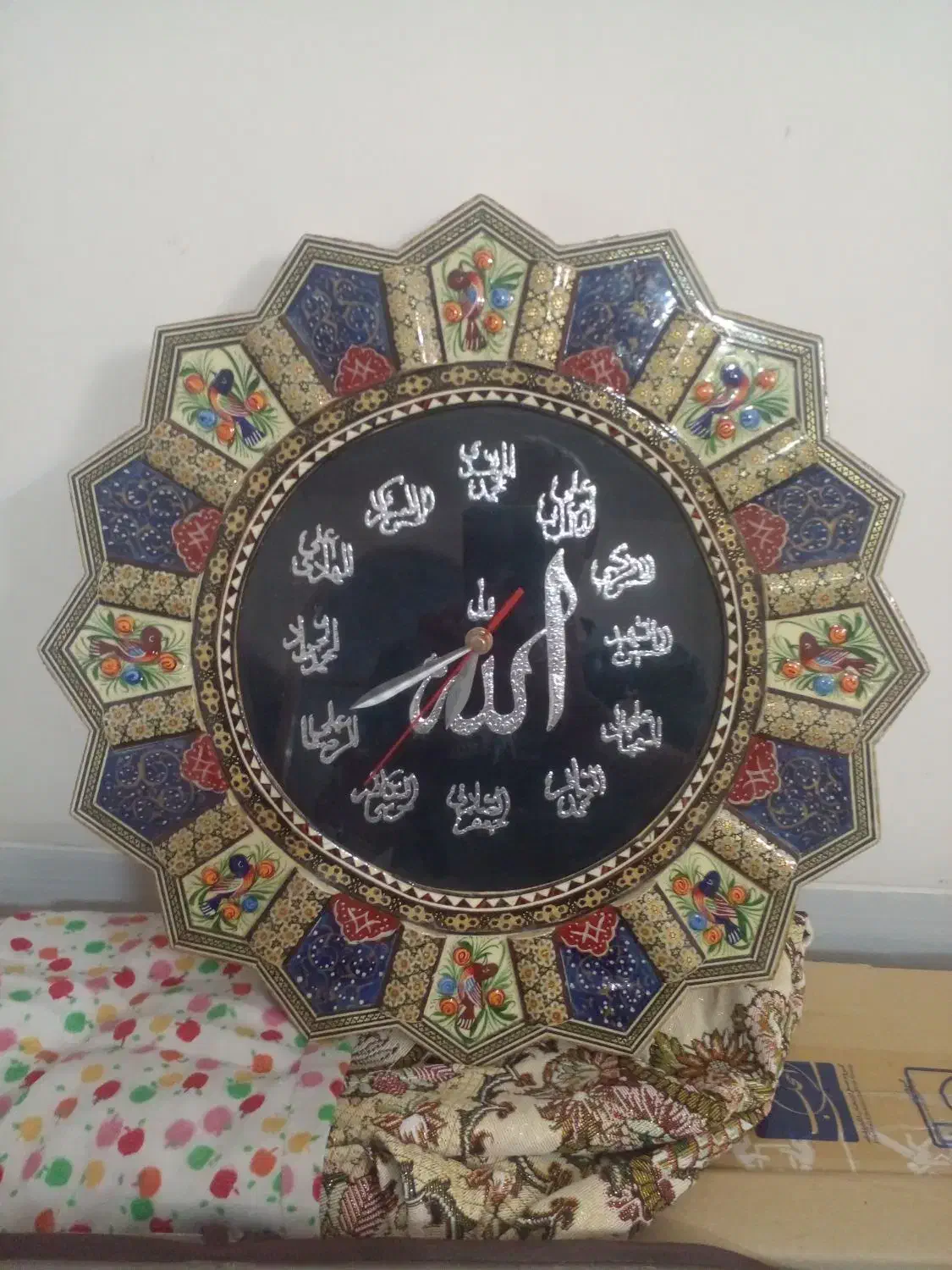 دوعددساعت میناکاری|ساعت دیواری و تزئینی|نجف‌آباد, قدس|دیوار