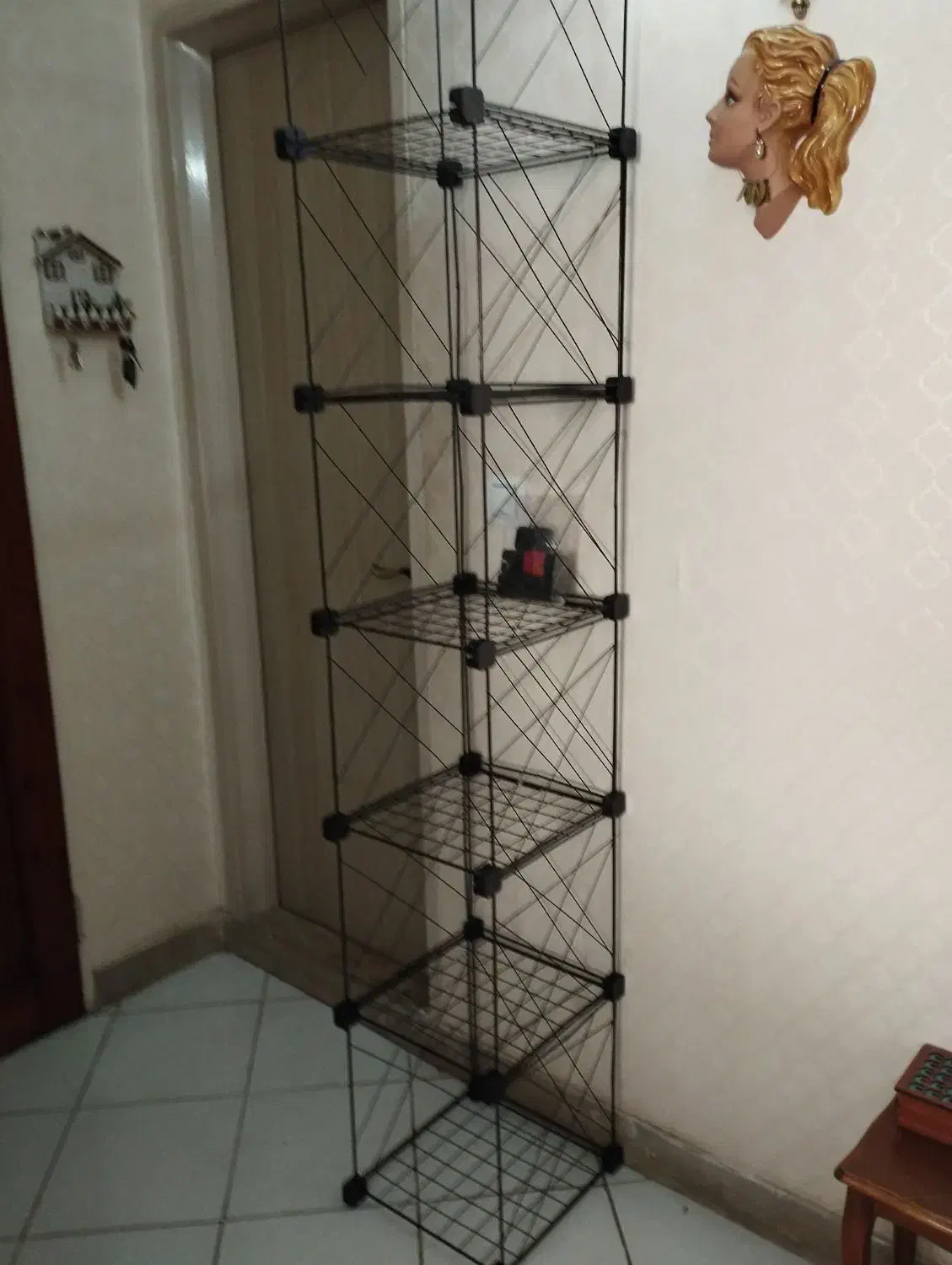 قفسه|کتابخانه، شلف، قفسه‌های دیواری|تهران, باغ فیض|دیوار