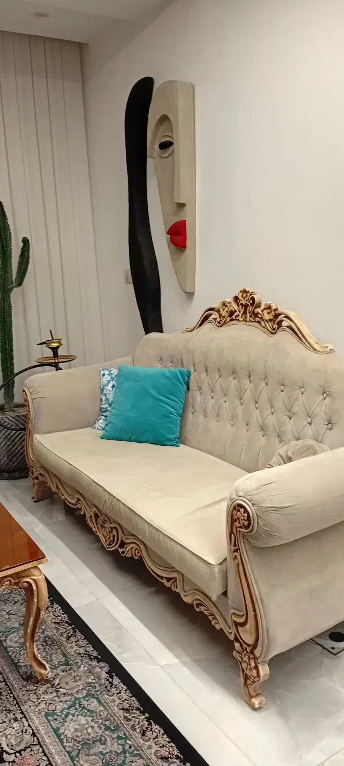 مبل هفت نفره کلاسیک|مبلمان خانگی و میز عسلی|اندیشه, شهرک مریم|دیوار