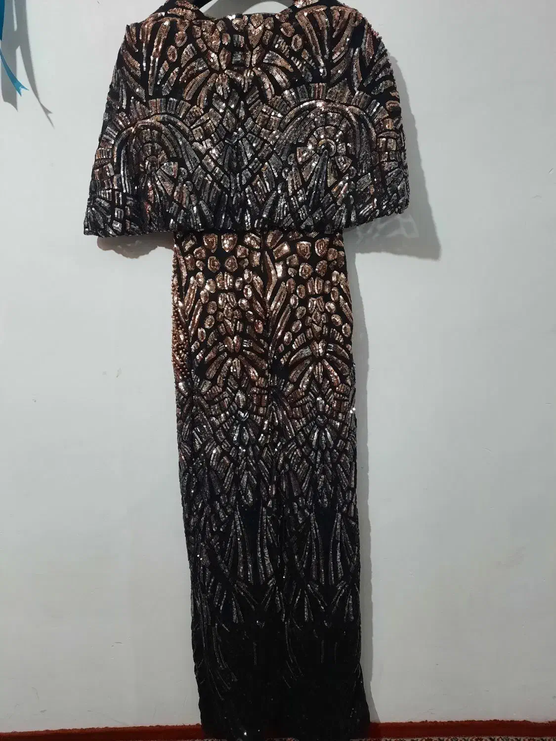 لباس مجلسی کارشده شیک|لباس|کبودرآهنگ, |دیوار