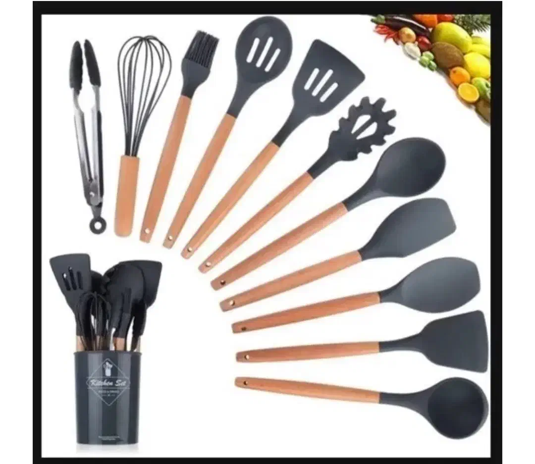 سرویس کفگیر ملاقه 12پارچه|ظروف سرو و پذیرایی|بندر دیر, |دیوار