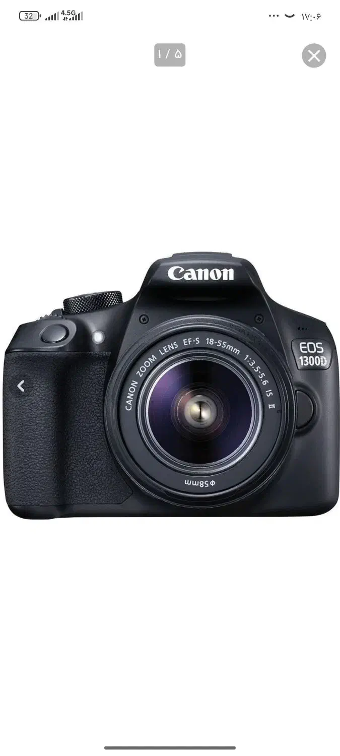دوربین canon1300d|دوربین عکاسی و فیلمبرداری|همدان, |دیوار