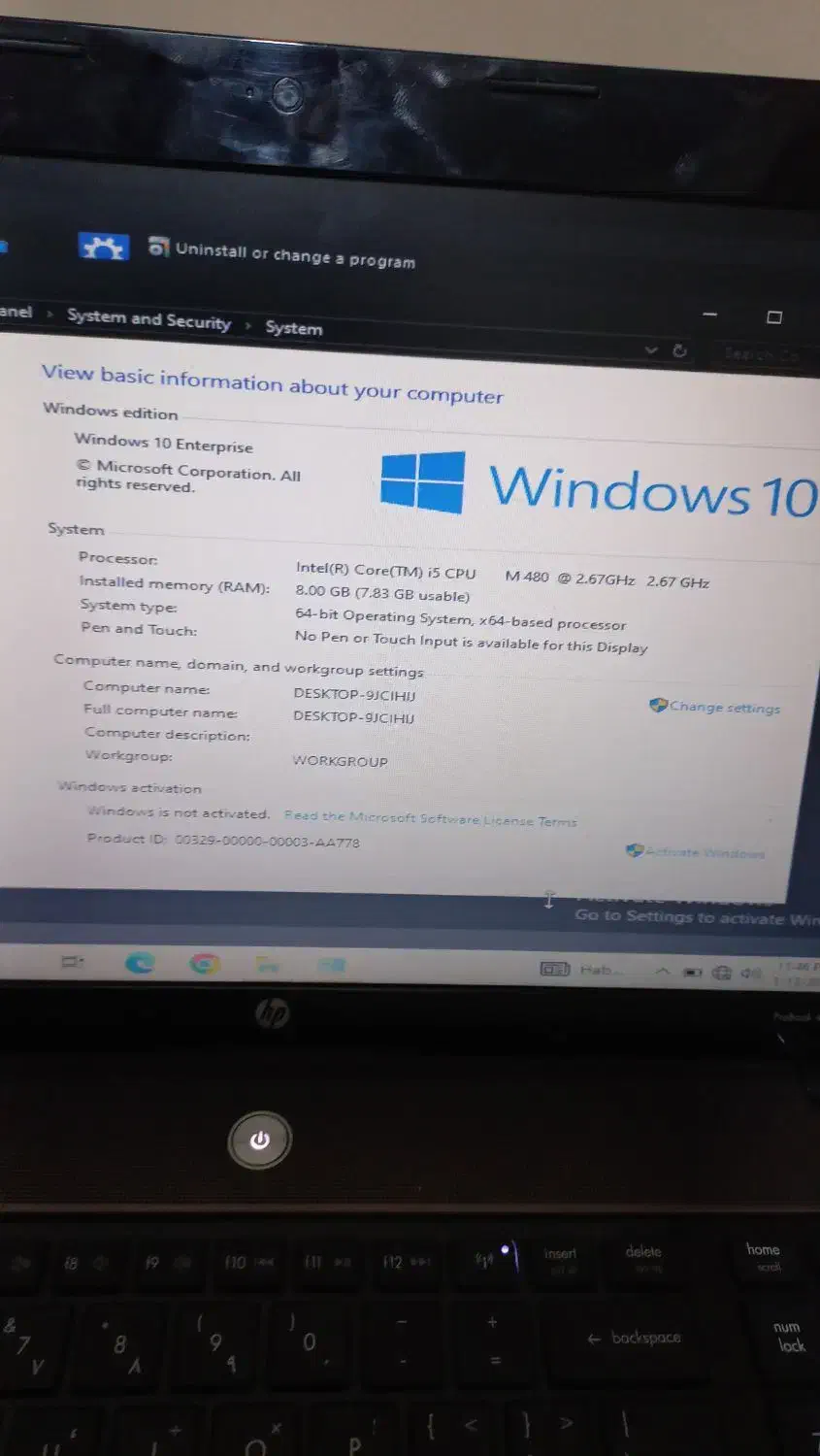 لپ تاپ hp probook|رایانه همراه|تبریز, |دیوار