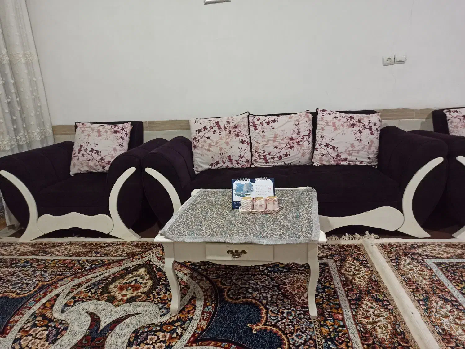 مبل 7نفره|مبلمان خانگی و میز عسلی|علی‌آباد کتول, |دیوار