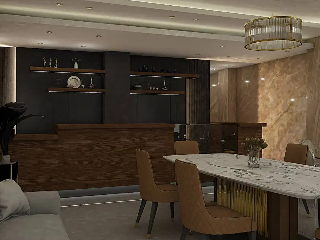 اجرا کناف کابینت کاغذ پرده میکروسمت|خدمات پیشه و مهارت|اصفهان, باغ دریاچه|دیوار