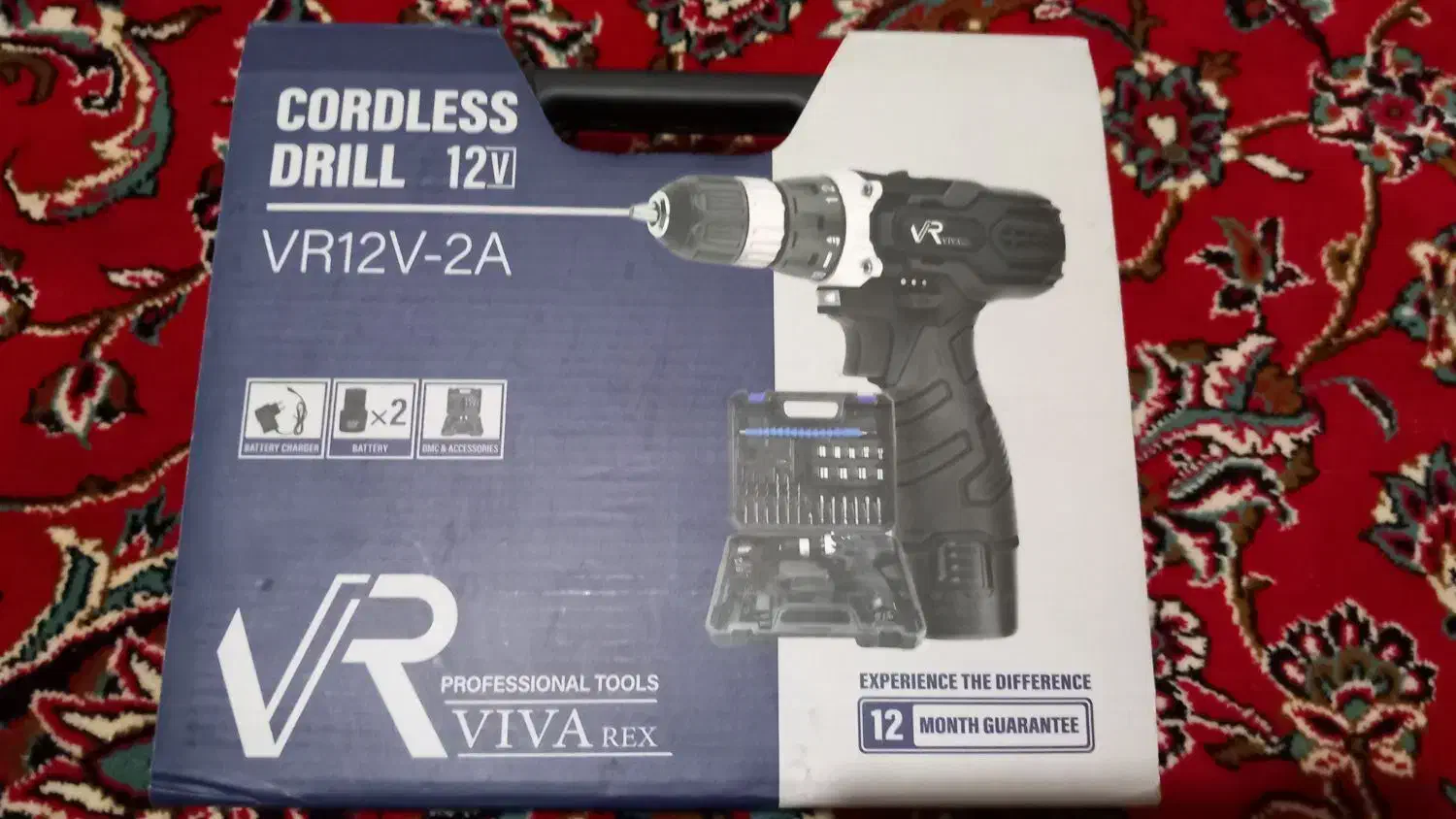 دریل شارژی مدل VR12|ماشین‌آلات صنعتی|سنقر, |دیوار